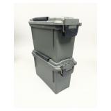 2 - .30 Cal Plastic Ammo Cans