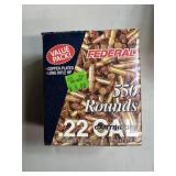 550 rnds Federal .22LR Ammo