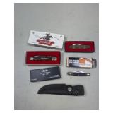 3 - Newer Pocket Knives & Leather Sheath