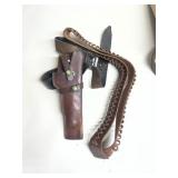 Borwn Leather Gun Belts & Holster