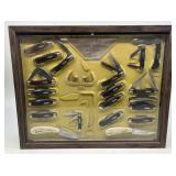 20pc Parker Frost Cutlery Knife Set & Diplay Case