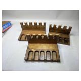 3 - Custom Wood Pistol Racks