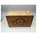 16" Wood Dovetailed Ammo Box