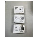 10.6 lbs 3-D .44 Cal 240 gr JHP Bullets