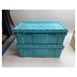 2 - Flip Top Totes w/ Lids