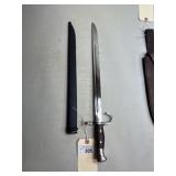 Reproduction European Mauser Bayonet w/ Sheath