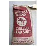 25 lbs Lawrence Brand No. 7 1/2 Chilled Lead Shot