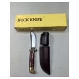 Buck 103+ Knife & Leather Sheath
