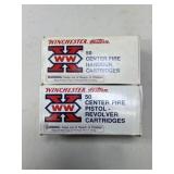 100 rnds Winchester .44 Spl Ammo