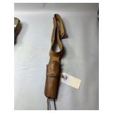 Brown Leather Gun Belt & Holster