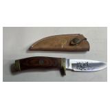 Buck 192 DU 1993 Knife & Leather Sheath
