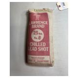 25 lbs Lawrence Brand No. 8 Chilled Lead Shot