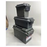 3 - Plastic Ammo Cans