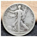 1920-S W. Liberty Half Dollar VG8