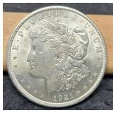 1921 Morgan Dollar AU