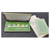 1969 5 Coin Ethiopia Proof Set w/ Case & COA