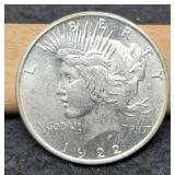 1922-D Peace Dollar Choice BU