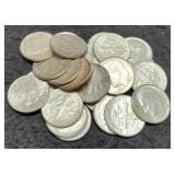 (26) 1954 Silver Dimes
