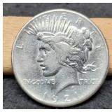 1921 Peace Dollar AU55 Very Nice
