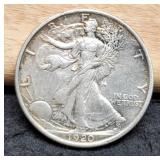 1920 W. Liberty Half Dollar F