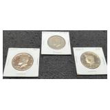 (3) Proof K. Half Dollar Clads: 1973-S, 74-S, 76-S