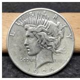 1926-S Peace Dollar Unc.