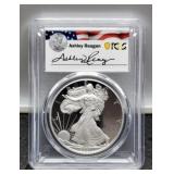 2021-W T1 Slab Proof Silver Eagle PCGS PR69 DCAM
