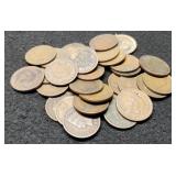 (30) Indian Head Cents Back To 1883