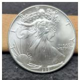 1986 Silver Eagle BU 1st Year