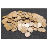 Lot w/ 193 Wheat Cents