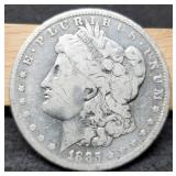1885-O Morgan Dollar VF
