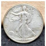 1943-D W. Liberty Half Dollar VF35