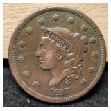 1837 Large Cent