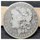 1884 Morgan Dollar