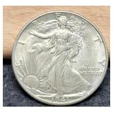 1941-D W. Liberty Half Dollar MS60