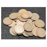 (30) Indian Head Cents Back To 1888