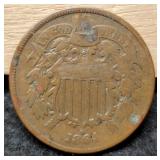 1864 Two Cent