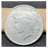 1922-D Peace Dollar XF
