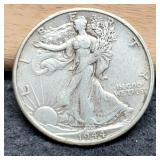1944-S W. Liberty Half Dollar VF30