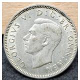 1942 United Kingdom 1 Shiling Silver