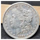 1881-S Morgan Dollar XF