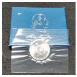 1982-D Silver Unc. G. Washington Half Dollar w/