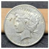 1923-S Peace Dollar XF