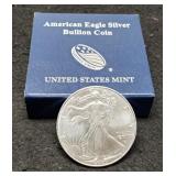 2023 Silver Eagle w/ Mint Case