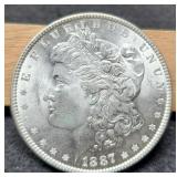 1887 Morgan Dollar Gem BU