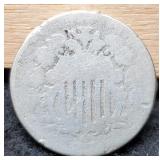 1867 Shield Nickel AG