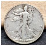 1927-S W. Liberty Half Dollar VG10