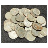 (50) 1943-S Steel War Cents