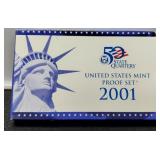 2001 10 Coin Proof Set
