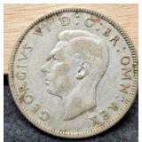 United Kingdom 1941 2 Shillings Silver